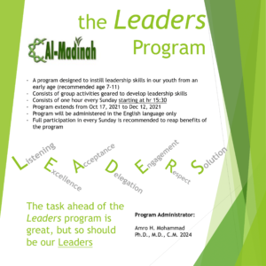 Registration for the Children LEADERS Program